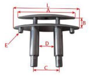 STAINLESS STEEL FLUSH MOUNT PULL UP CLEAT MARINE