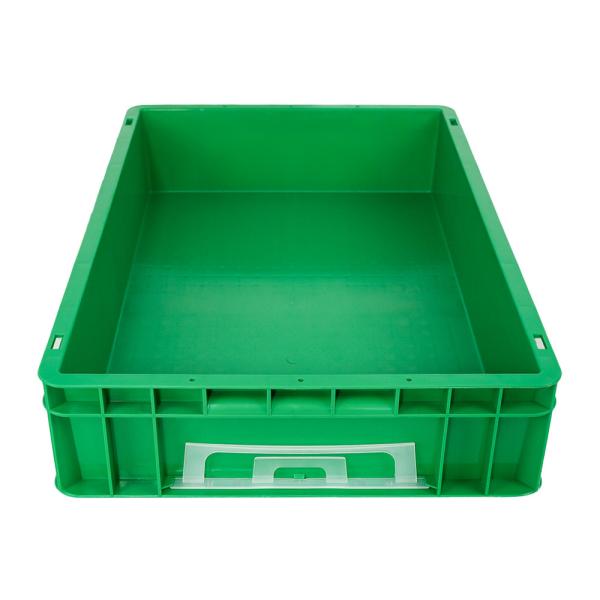 Containers de caixa de plástico empilhável com estilo de caixa sólida