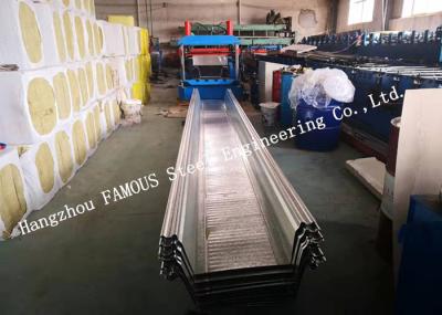 Linhas de produção múltiplas laje composta de aço galvanizada Decking do assoalho do metal de Comflor 210