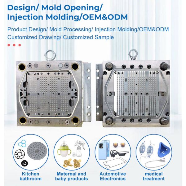 Custom Sizes Silicone Press Mold with 500,000 Shots Life and Precision +/-0.01mm for Durable Phone Case Production