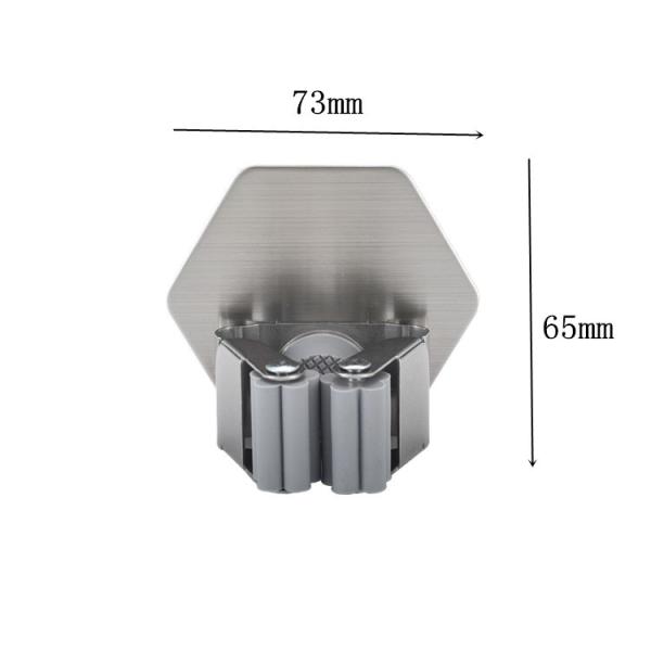 Bathroom accessories stainless steel Mop Handle Holder Household Mop Handle Holder Reusable Tool Gripper Mop Broom Holder