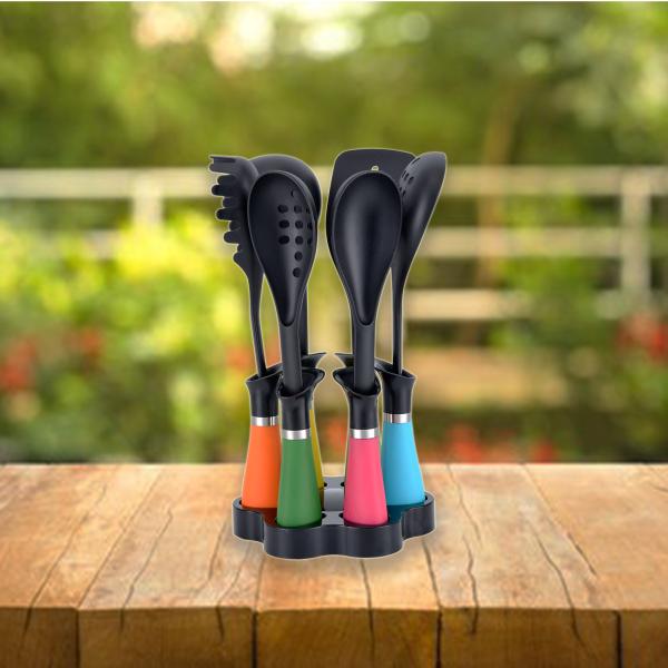 Home Kitchen Nylon Kitchen Tool Set Non-stick Cookware Set with ISO9001 Attestation