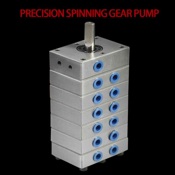 High Precision Gear Metering Pump for Polypropylene/Nylon Spinning Oiling