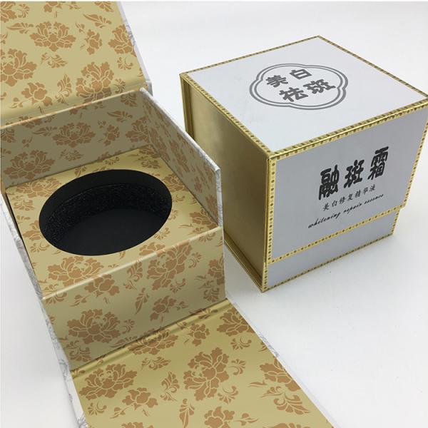 Encomenda personalizada Aceita papel quadrado CMYK para material de embalagem Caixa de embalagem cosmética