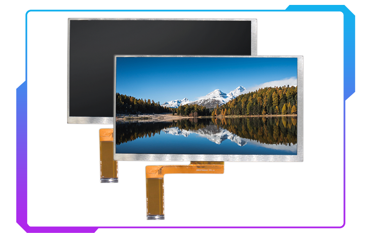 LCD MIPI IPS TFT 7 Inch Display 30 Pin FPC 1024X600 For Tablet ODM