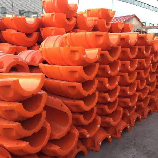 Heavy Duty LLDPE Hose Float with Leakproof Design and Foam Filled Core for Dredging Projects