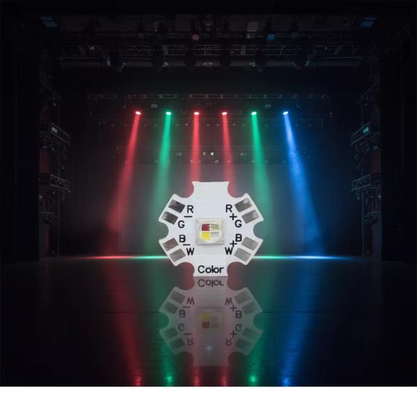 10W RGBW High Power LED Chip for Stage Lighting 120° Wide Beam RGBW LED Emitter Manufacturer