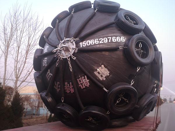 Anti Explosion Inflatable Rubber Fender Aircraft Tire Fender Wear Resistant D3500mm
