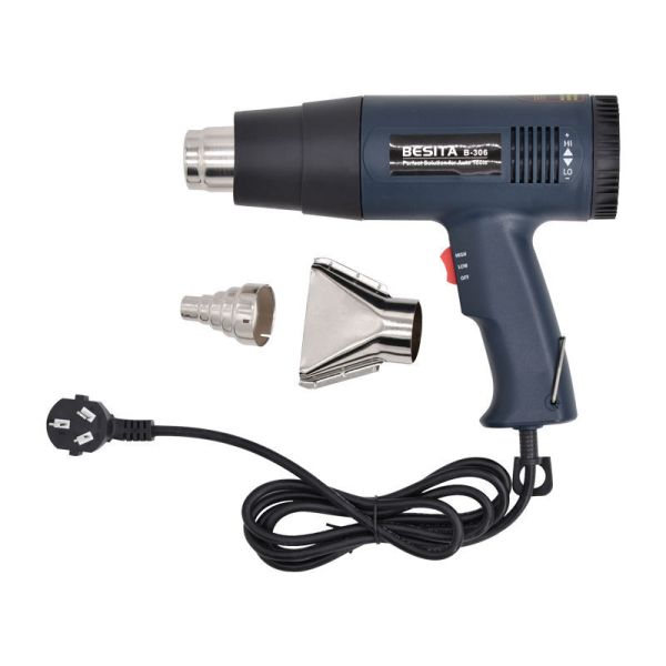 Industrial Stepless Speed Regulating Air Heat Gun Car Electric Hot Air Gun OEM