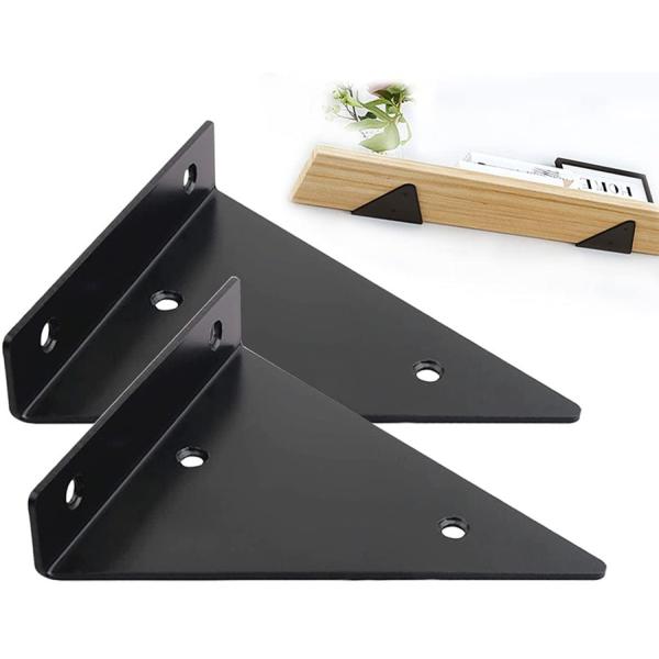 Стамповая штыковочная изгибающая тяжелая черная угловая стойка для минималистского домашнего декора