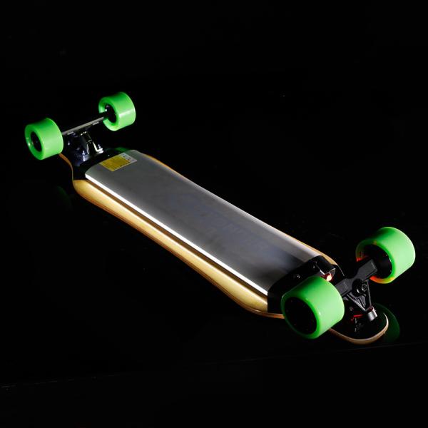 Fashion Brushless Twin Hub Motor Electric Longboard 4 Wheel 237.6Wh Battery