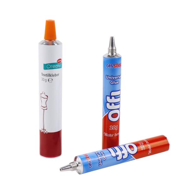 Трубки сопла 15ml PASSEN трубка длинной косметической алюминиевая упаковывая для косметик