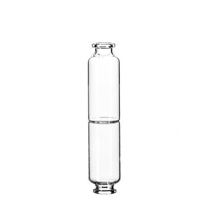 Frasco de vidro tubular transparente de baixo borosilicato 10ml