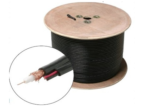 SINOWELL Copper CCA CCS Power + rg6 siamese cable 1000 ft Spool Indoor