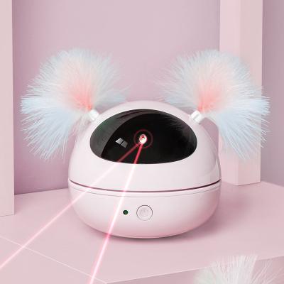 Brinquedo automático de Cat Laser Toys Interactive Kitten para gatos internos Smart de gerencio aleatório Cat Feat eletrônica robótico de ligar/desligar