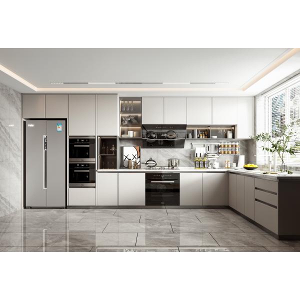 One-Stop Design Villa Apartment Modular Modern Laminate Kitchen Furniture