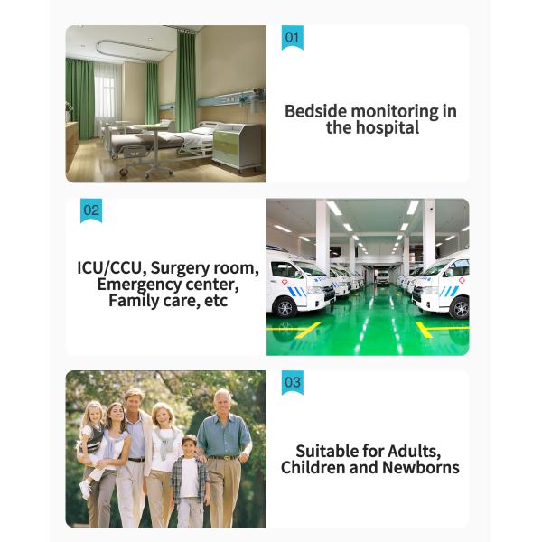 Стена терпеливого монитора параметра патологического анализа Multi установленная с батареей лития