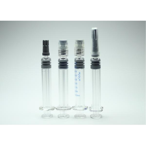 fechamento neutro de Luer da seringa do vidro de Borosilicate 2.25ml para médico e cosmético