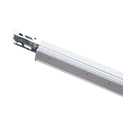 o teto de alumínio conduzido 1500mm da luz PMMA ENEC do entroncamento montou dispositivos elétricos claros lineares