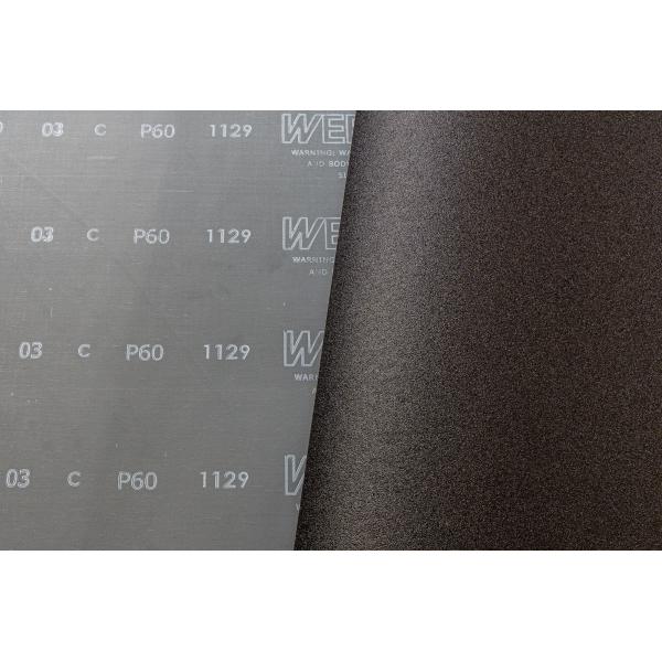 AS GRÕES DO CARBONETO DE SILICONE/SEGMENTARAM O ABRASIVO PRONTO COM REVESTIMENTO PROTETOR DO POLIÉSTER, PARA O CARTÃO DO PB DO MDF