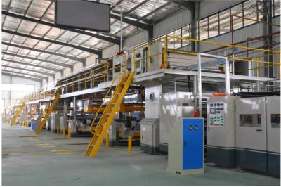 A produção de cartão ondulado alinha 3 dobras 5 dobras controle do PLC de 7 dobras