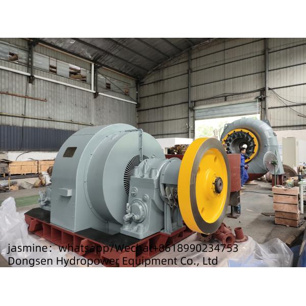 Cast Iron Francis Water Turbine Generator with Static Excitation System for 30~50 Years Lifespan and Automatic Control