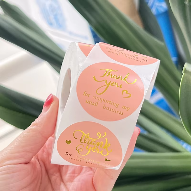 High Quality Waterproof Customizable Logo Stickers Self-Adhesive with Unique Designs for for Gift