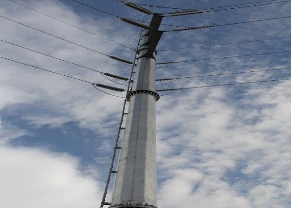 Corriente eléctrica poste postes ligeros de acero del CCTV del solo brazo de encargo