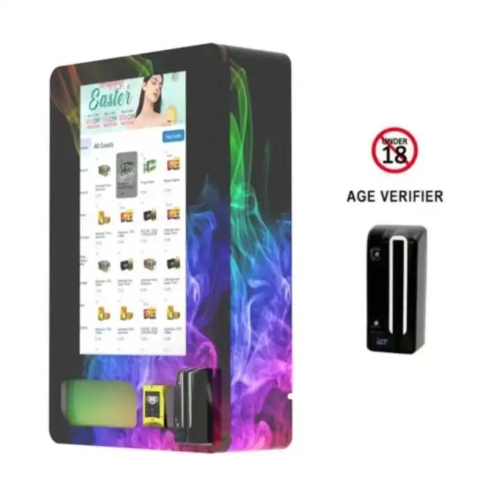 32 Touch Screen Wall Mounted Mini Vending Machine Age Verification Feature Small yet Efficient Vending Machine