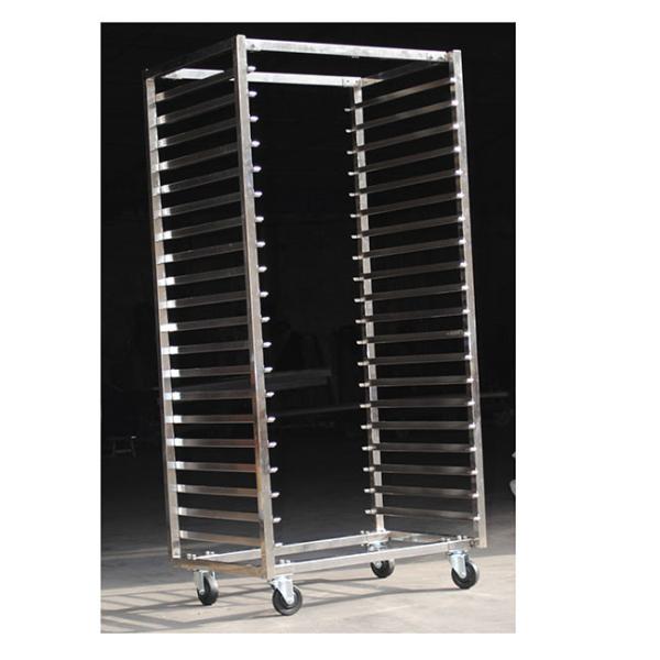 Anticorrosão 201 Tray Rack Trolley Rubber de aço inoxidável/plutônio/rodas de nylon