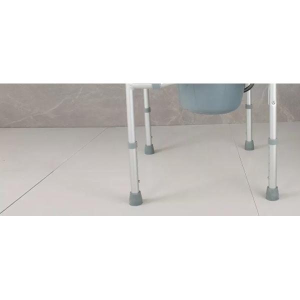 Прибор реабилитации прикованного к постели медицинского стула туалета стальной портативный