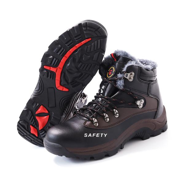 Ботинки доказательства удара током бархата зимы теплые S1P 200J