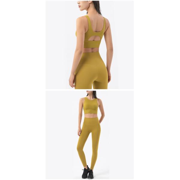 220gsm Yoga Sports Bras Racerback Sports Bras For Women High Impact