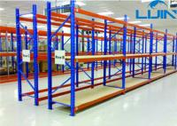 Convenient Medium Duty Shelving Plywood Board Steel Frame 100-150kg / Layer