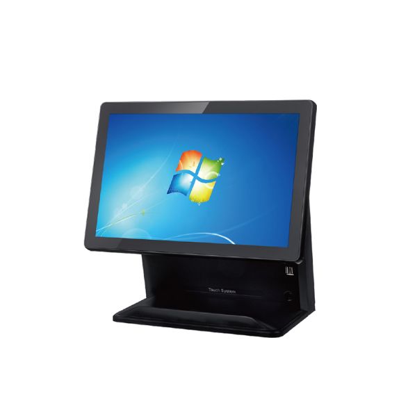 15-inch Dual-Screen Touch POS All-in-One PC, OEM Available, Ideal for Restaurant & Supermarket Checkout