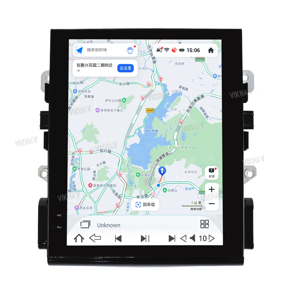 Авторадио Viknav Для Porsche Macan (2010-2015) 10,4 дюйма Авто вертикальный экран Carplay GPS навигация Мультимедийный проигрыватель