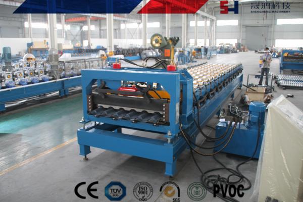 Metal Corrugated Roof Forming Machine Electrical For Sheet Making