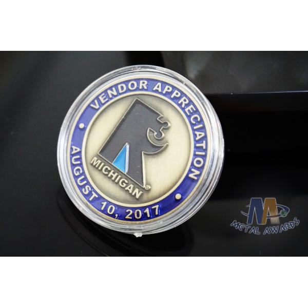 Despoke Zinc Diecast Custom Challenge Coins Promotional Coins Eagle Logo