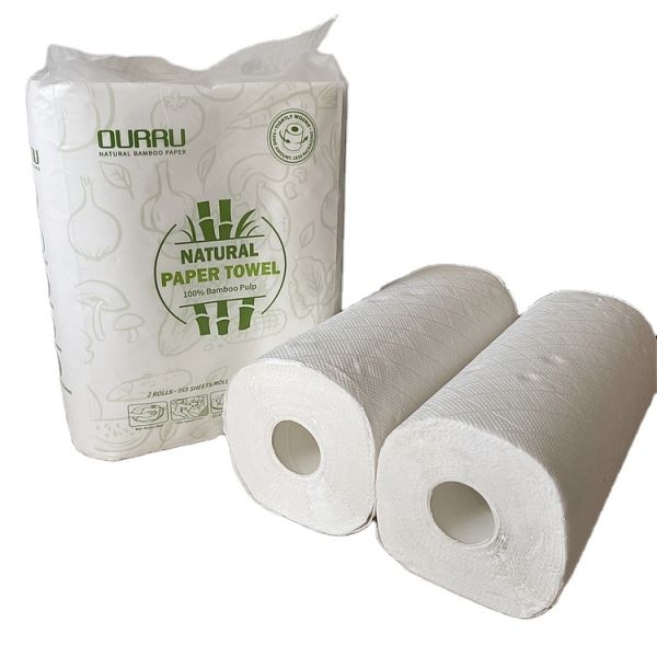 Top Selling disposable Kitchen Roll of Paper Custom Bamboo Kitchen Paper Roll