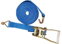 En fouettant le rochet de ceinture amarrez les courroies avec la couleur bleue résistante à l'usure de crochets