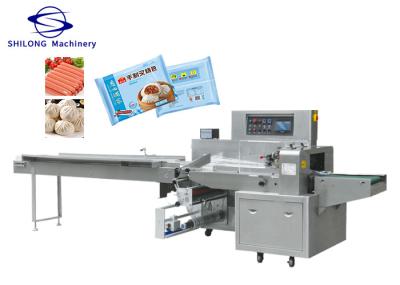 600mm Sausage Bread Horizontal Packing Machine Food Tray 80mm 180 Packs/ Min