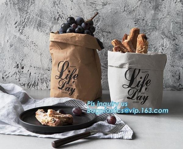 Kraft Paper Storage Bag, Laudry Kraft Bags, Clothes Bags, Pack Recycled Brown Paper Bag, Drawer Organizer