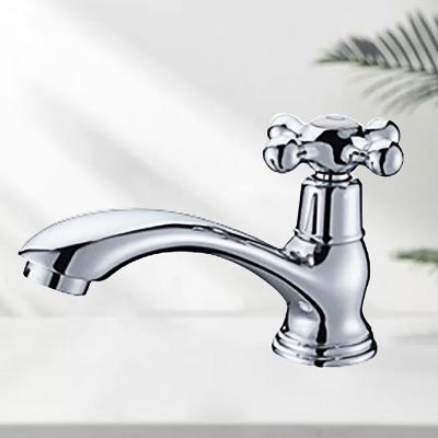 Torneira da bacia da água fria do Único-punho torneiras à moda do banheiro da única em Chrome