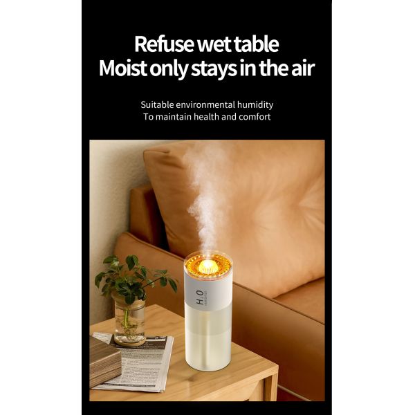 Super Quiet Jellyfish Cool USB Portable Air Humidifier For Desktop Office And Travel Use