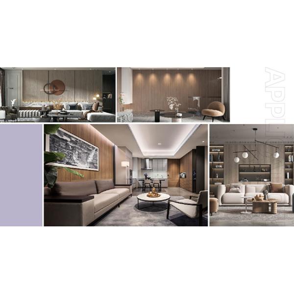 193*13mm Indoor Wall Paneling 20 Percent Calcium Calbonate Inside