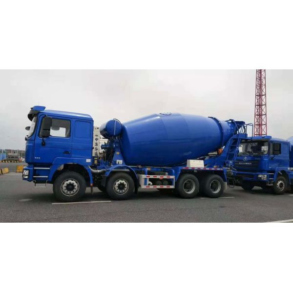 SHACMAN 6x4 8x4 Automatic Feeding Diesel Concrete Mixer Truck for Construction