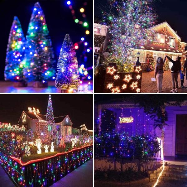 300MAH IP 44 Solar Copper Wire Lights For Wedding Christmas Tree Decorations