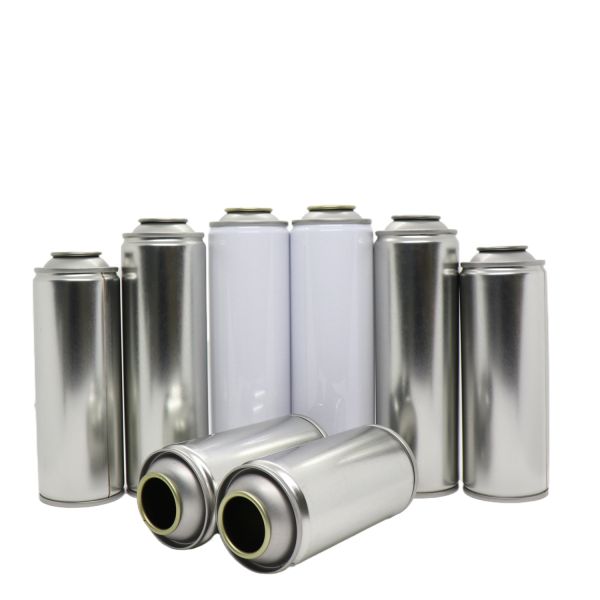 Empty Aerosol Tin Can - Robust Design Easy Grip Shape Custom Printing Branding Compatible