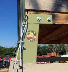 Высокая прочность стальной оленей слепой башни стоять скобки 4X4 для пользовательского деревянного дома в черном