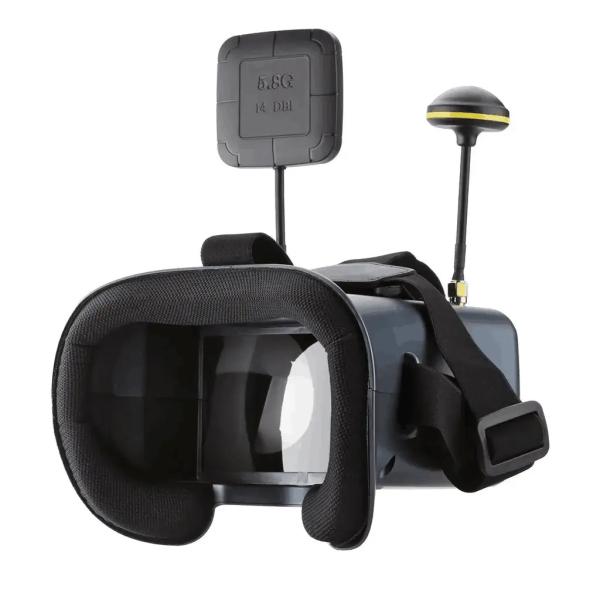 008D 4.3Inch FPV Accessories Digital DVR Diversity Goggles Dual Antenna 2000mAh